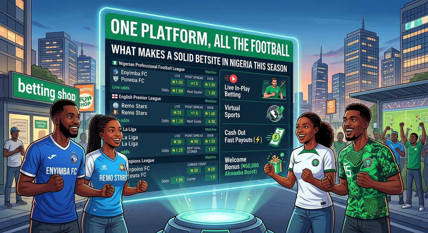 One platform, all the football: what makes a solid betsite in Nigeria this season